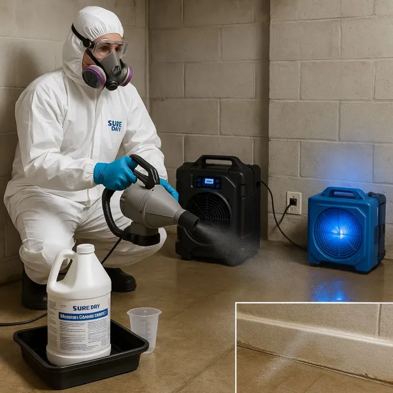 Sanitization and Odor Removal process in Springfield, NH